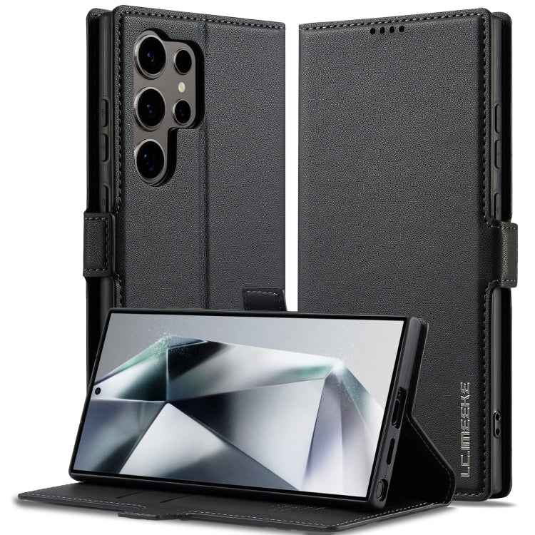 LC.IMEEKE L1 Series Frosted Fine Texture PU Phone Case, For Samsung Galaxy S26+ 5G, For Samsung Galaxy S26 Ultra 5G, For Samsung Galaxy S26 5G, For Samsung Galaxy S25 Edge 5G, For Samsung Galaxy S25 5G, For Samsung Galaxy S25+ 5G                       ...