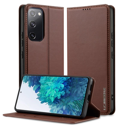 LC.IMEEKE L1 Series Frosted Fine Texture PU Phone Case, For Samsung Galaxy S24 Ultra 5G, For Samsung Galaxy S24+ 5G, For Samsung Galaxy S24 5G, For Samsung Galaxy S23 FE 5G, For Samsung Galaxy S23 Ultra 5G, For Samsung Galaxy S23+ 5G                   ...