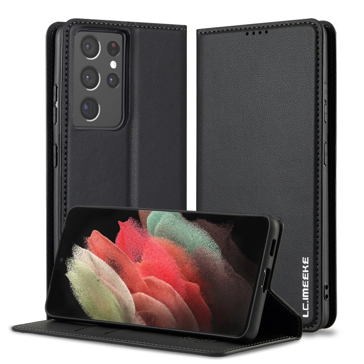 LC.IMEEKE L1 Series Frosted Fine Texture PU Phone Case, For Samsung Galaxy S22+ 5G, For Samsung Galaxy S22 5G, For Samsung Galaxy S21 5G, For Samsung Galaxy S21+ 5G, For Samsung Galaxy S21 Ultra 5G