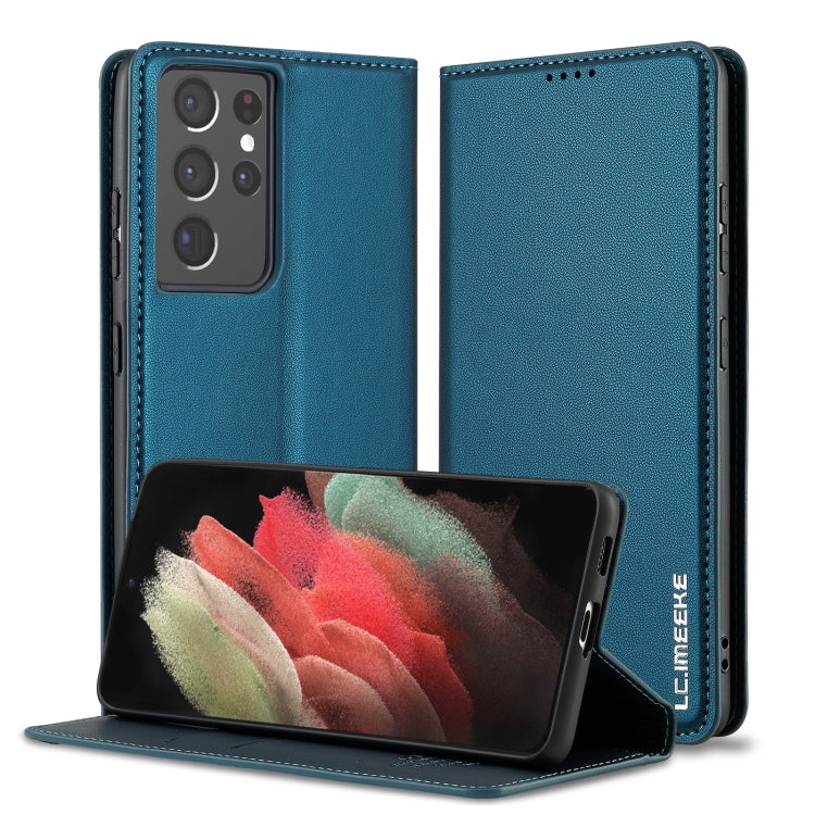 LC.IMEEKE L1 Series Frosted Fine Texture PU Phone Case, For Samsung Galaxy S22+ 5G, For Samsung Galaxy S22 5G, For Samsung Galaxy S21 5G, For Samsung Galaxy S21+ 5G, For Samsung Galaxy S21 Ultra 5G