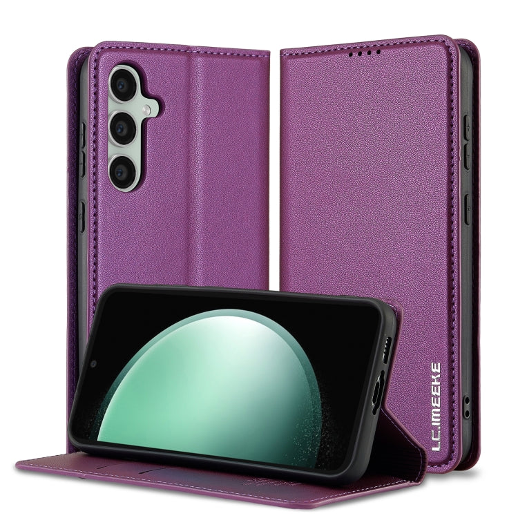 LC.IMEEKE L1 Series Frosted Fine Texture PU Phone Case, For Samsung Galaxy S24 Ultra 5G, For Samsung Galaxy S24+ 5G, For Samsung Galaxy S24 5G, For Samsung Galaxy S23 FE 5G, For Samsung Galaxy S23 Ultra 5G, For Samsung Galaxy S23+ 5G                   ...