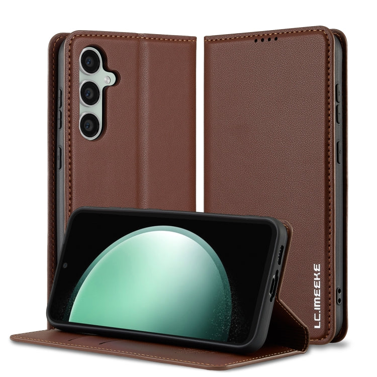 LC.IMEEKE L1 Series Frosted Fine Texture PU Phone Case, For Samsung Galaxy S24 Ultra 5G, For Samsung Galaxy S24+ 5G, For Samsung Galaxy S24 5G, For Samsung Galaxy S23 FE 5G, For Samsung Galaxy S23 Ultra 5G, For Samsung Galaxy S23+ 5G                   ...