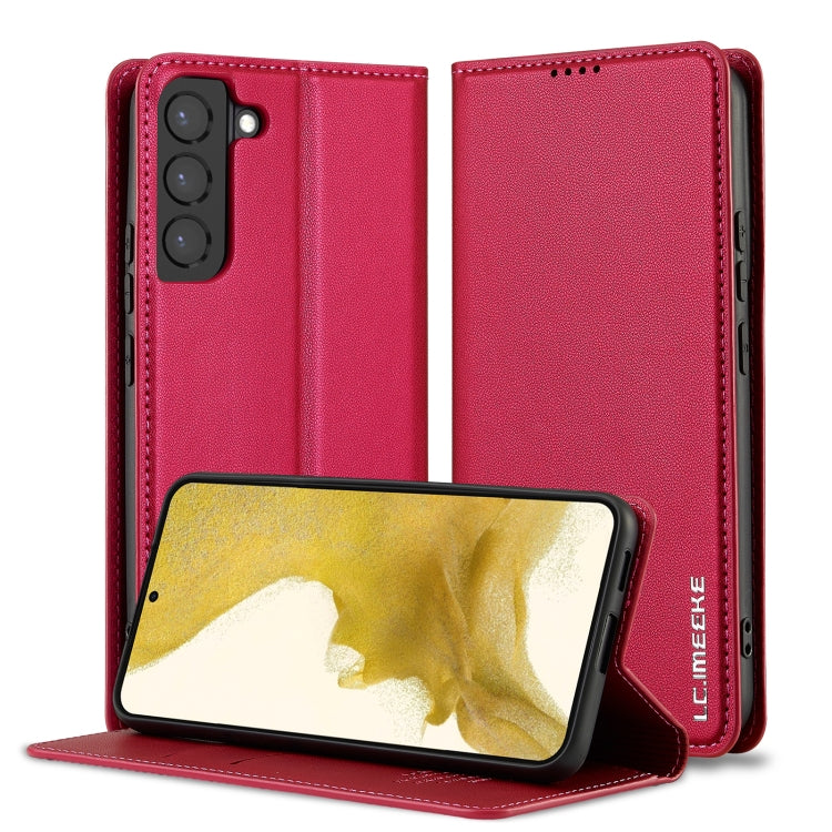 LC.IMEEKE L1 Series Frosted Fine Texture PU Phone Case, For Samsung Galaxy S22+ 5G, For Samsung Galaxy S22 5G, For Samsung Galaxy S21 5G, For Samsung Galaxy S21+ 5G, For Samsung Galaxy S21 Ultra 5G