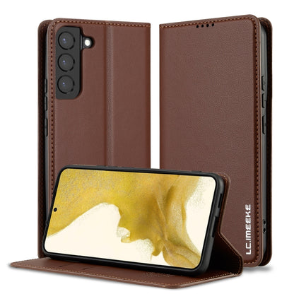 LC.IMEEKE L1 Series Frosted Fine Texture PU Phone Case, For Samsung Galaxy S22+ 5G, For Samsung Galaxy S22 5G, For Samsung Galaxy S21 5G, For Samsung Galaxy S21+ 5G, For Samsung Galaxy S21 Ultra 5G