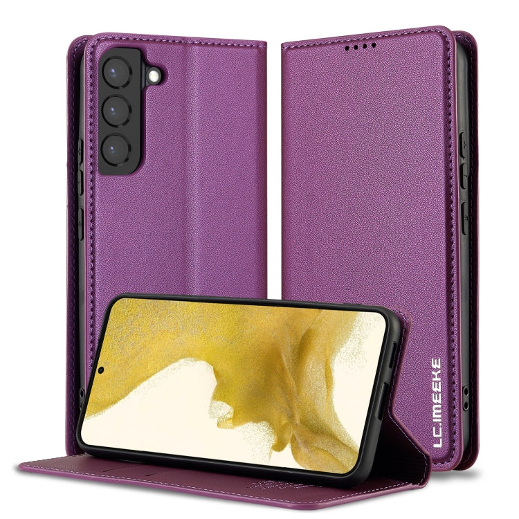 LC.IMEEKE L1 Series Frosted Fine Texture PU Phone Case, For Samsung Galaxy S22+ 5G, For Samsung Galaxy S22 5G, For Samsung Galaxy S21 5G, For Samsung Galaxy S21+ 5G, For Samsung Galaxy S21 Ultra 5G