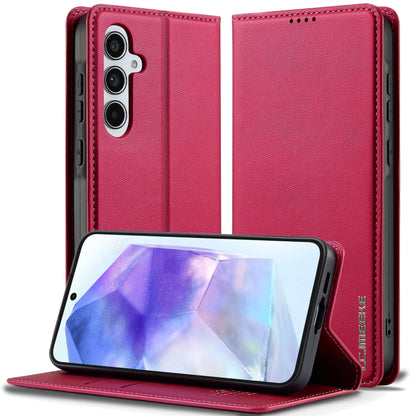 LC.IMEEKE L1 Series Frosted Fine Texture PU Phone Case, For Galaxy S26 FE 5G, For Samsung Galaxy S26+ 5G, For Samsung Galaxy S26 Ultra 5G, For Samsung Galaxy S26 5G, For Samsung Galaxy S25 Edge 5G, For Samsung Galaxy S25 5G, For Samsung Galaxy S25+ 5G ...