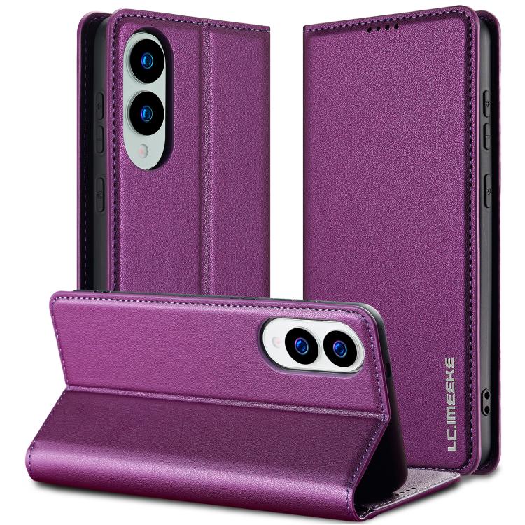 LC.IMEEKE L1 Series Frosted Fine Texture PU Phone Case, For Galaxy S26 FE 5G, For Samsung Galaxy S26+ 5G, For Samsung Galaxy S26 Ultra 5G, For Samsung Galaxy S26 5G, For Samsung Galaxy S25 Edge 5G, For Samsung Galaxy S25 5G, For Samsung Galaxy S25+ 5G ...