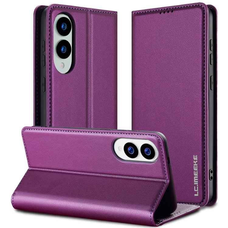 LC.IMEEKE L1 Series Frosted Fine Texture PU Phone Case, For Samsung Galaxy S26+ 5G, For Samsung Galaxy S26 Ultra 5G, For Samsung Galaxy S26 5G, For Samsung Galaxy S25 Edge 5G, For Samsung Galaxy S25 5G, For Samsung Galaxy S25+ 5G                       ...