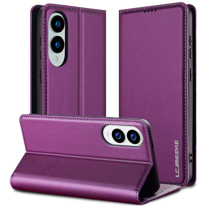 LC.IMEEKE L1 Series Frosted Fine Texture PU Phone Case, For Galaxy S26 FE 5G, For Samsung Galaxy S26+ 5G, For Samsung Galaxy S26 Ultra 5G, For Samsung Galaxy S26 5G, For Samsung Galaxy S25 Edge 5G, For Samsung Galaxy S25 5G, For Samsung Galaxy S25+ 5G ...