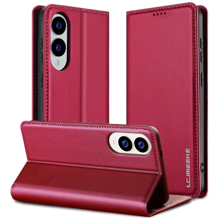 LC.IMEEKE L1 Series Frosted Fine Texture PU Phone Case, For Galaxy S26 FE 5G, For Samsung Galaxy S26+ 5G, For Samsung Galaxy S26 Ultra 5G, For Samsung Galaxy S26 5G, For Samsung Galaxy S25 Edge 5G, For Samsung Galaxy S25 5G, For Samsung Galaxy S25+ 5G ...
