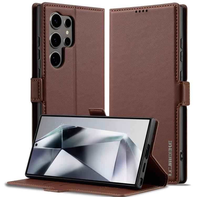 LC.IMEEKE L1 Series Frosted Fine Texture PU Phone Case, For Samsung Galaxy S26+ 5G, For Samsung Galaxy S26 Ultra 5G, For Samsung Galaxy S26 5G, For Samsung Galaxy S25 Edge 5G, For Samsung Galaxy S25 5G, For Samsung Galaxy S25+ 5G                       ...