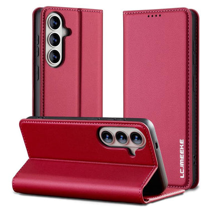 LC.IMEEKE L1 Series Frosted Fine Texture PU Phone Case, For Galaxy S26 FE 5G, For Samsung Galaxy S26+ 5G, For Samsung Galaxy S26 Ultra 5G, For Samsung Galaxy S26 5G, For Samsung Galaxy S25 Edge 5G, For Samsung Galaxy S25 5G, For Samsung Galaxy S25+ 5G ...