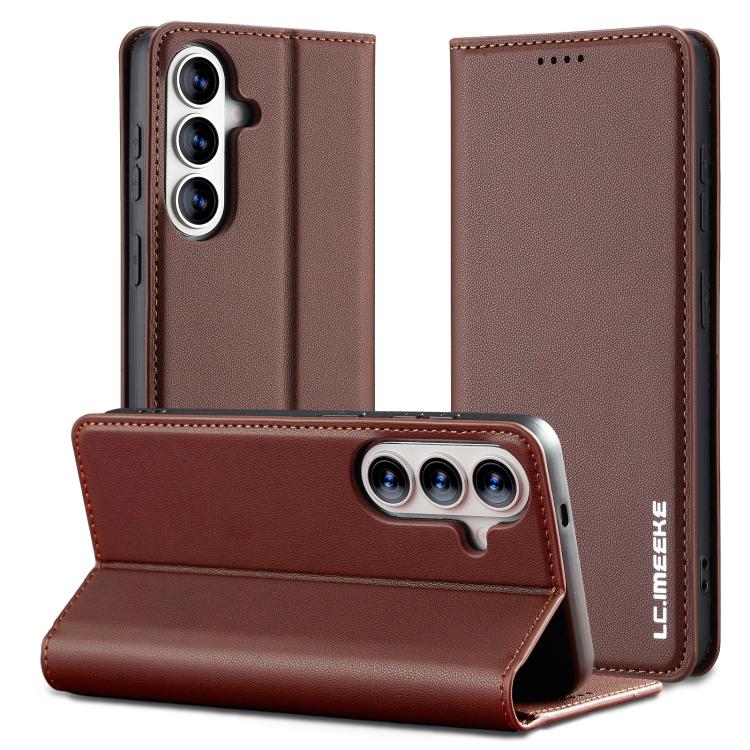 LC.IMEEKE L1 Series Frosted Fine Texture PU Phone Case, For Galaxy S26 FE 5G, For Samsung Galaxy S26+ 5G, For Samsung Galaxy S26 Ultra 5G, For Samsung Galaxy S26 5G, For Samsung Galaxy S25 Edge 5G, For Samsung Galaxy S25 5G, For Samsung Galaxy S25+ 5G ...