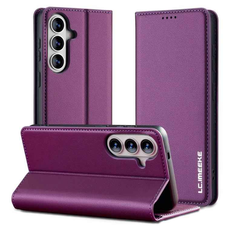 LC.IMEEKE L1 Series Frosted Fine Texture PU Phone Case, For Samsung Galaxy S26+ 5G, For Samsung Galaxy S26 Ultra 5G, For Samsung Galaxy S26 5G, For Samsung Galaxy S25 Edge 5G, For Samsung Galaxy S25 5G, For Samsung Galaxy S25+ 5G                       ...