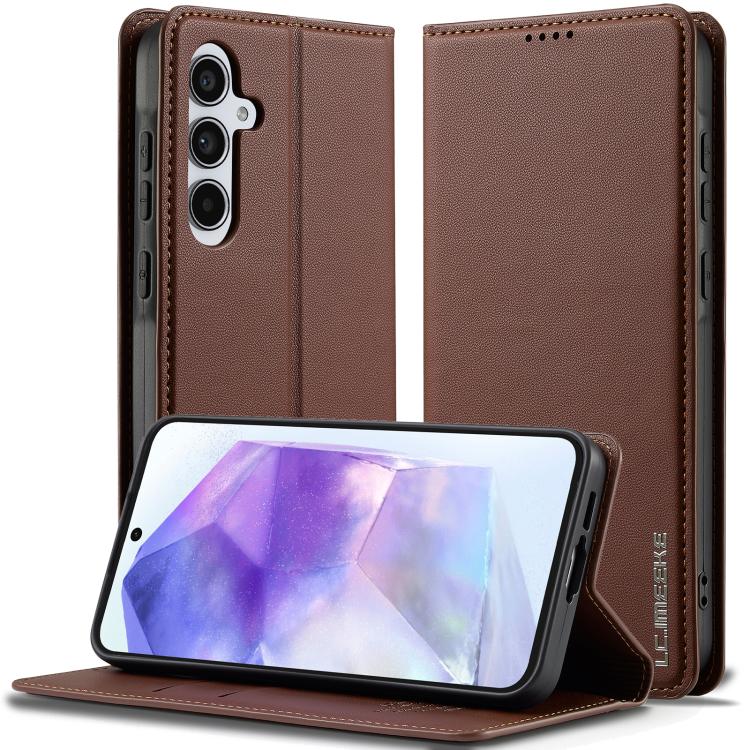LC.IMEEKE L1 Series Frosted Fine Texture PU Phone Case, For Galaxy S26 FE 5G, For Samsung Galaxy S26+ 5G, For Samsung Galaxy S26 Ultra 5G, For Samsung Galaxy S26 5G, For Samsung Galaxy S25 Edge 5G, For Samsung Galaxy S25 5G, For Samsung Galaxy S25+ 5G ...