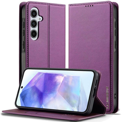 LC.IMEEKE L1 Series Frosted Fine Texture PU Phone Case, For Galaxy S26 FE 5G, For Samsung Galaxy S26+ 5G, For Samsung Galaxy S26 Ultra 5G, For Samsung Galaxy S26 5G, For Samsung Galaxy S25 Edge 5G, For Samsung Galaxy S25 5G, For Samsung Galaxy S25+ 5G ...
