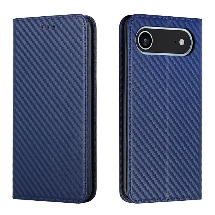 Carbon Fiber Texture Magnetic Flip Leather Phone Case