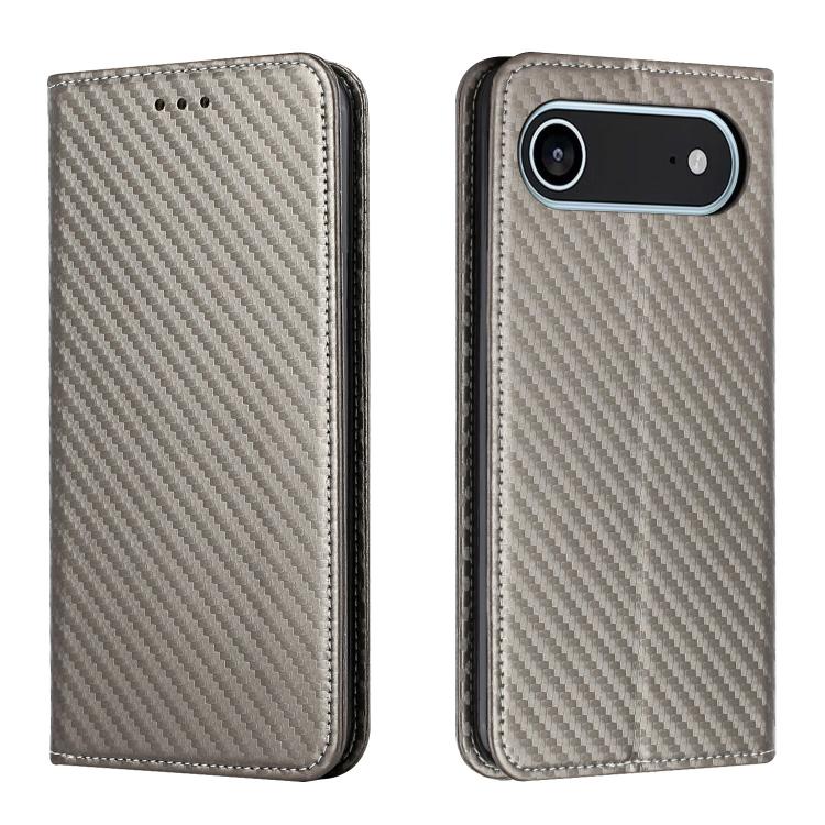 Carbon Fiber Texture Magnetic Flip Leather Phone Case