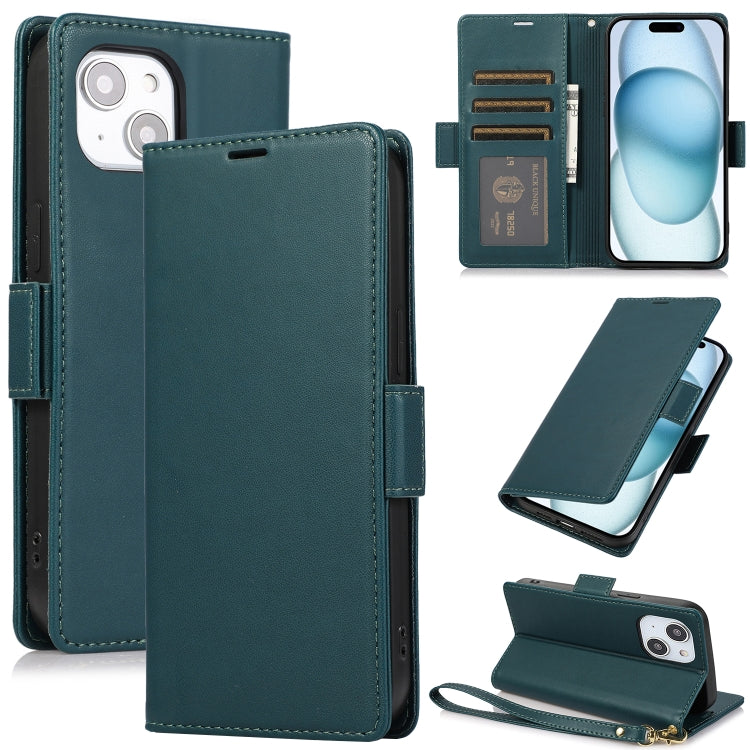 Side Buckle RFID Anti-theft Leather Phone Case