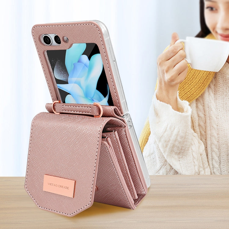 VIETAO Portable Organ Style Wallet PU Phone Case