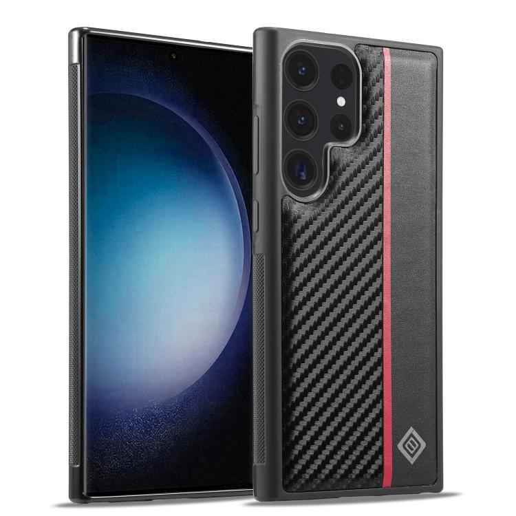 LC.IMEEKE 3 in 1 Carbon Fiber Texture Shockproof Phone Case, For Samsung Galaxy S26+ 5G, For Samsung Galaxy S26 Ultra 5G, For Samsung Galaxy S26 5G, For Samsung Galaxy S25 5G, For Samsung Galaxy S25+ 5G, For Samsung Galaxy S25 Ultra 5G                 ...