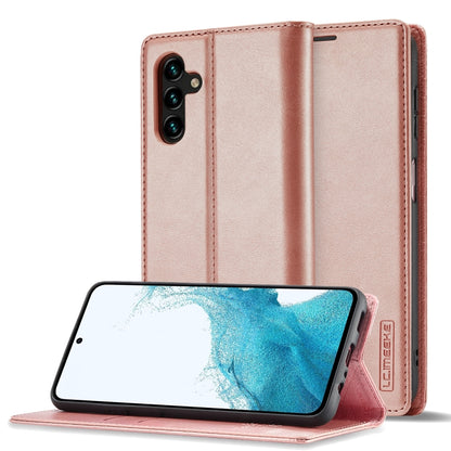 LC.IMEEKE Strong Magnetism Microfiber Leather Phone Case, For Galaxy S26 FE 5G, For Samsung Galaxy S26+ 5G, For Samsung Galaxy S26 Ultra 5G, For Samsung Galaxy S26 5G, For Samsung Galaxy S25 5G, For Samsung Galaxy S25+ 5G, For Samsung Galaxy S25 Ultra ...