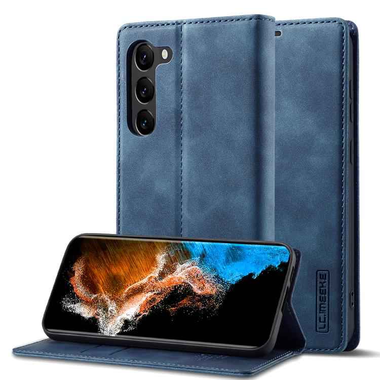 LC.IMEEKE Strong Magnetism Microfiber Leather Phone Case, For Samsung Galaxy S26+ 5G, For Samsung Galaxy S26 Ultra 5G, For Samsung Galaxy S26 5G, For Samsung Galaxy S25 5G, For Samsung Galaxy S25+ 5G, For Samsung Galaxy S25 Ultra 5G                    ...