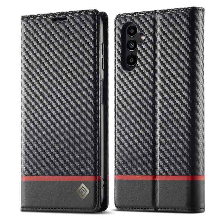 LC.IMEEKE Carbon Fiber Leather Phone Case, For Samsung Galaxy S26+ 5G, For Samsung Galaxy S26 Ultra 5G, For Samsung Galaxy S26 5G, For Samsung Galaxy S25 Edge 5G, For Samsung Galaxy S25 5G, For Samsung Galaxy S25+ 5G, For Samsung Galaxy S25 Ultra 5G   ...
