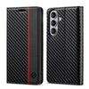 LC.IMEEKE Carbon Fiber Leather Phone Case, For Galaxy S26 FE 5G, For Samsung Galaxy S26+ 5G, For Samsung Galaxy S26 Ultra 5G, For Samsung Galaxy S26 5G, For Samsung Galaxy S25 Edge 5G, For Samsung Galaxy S25 5G, For Samsung Galaxy S25+ 5G              ...