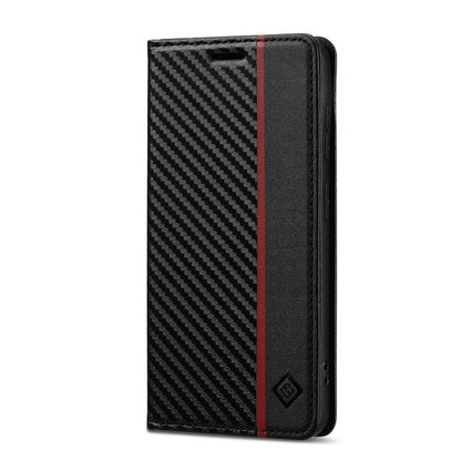 LC.IMEEKE Carbon Fiber Leather Phone Case, For Galaxy S26 FE 5G, For Samsung Galaxy S26+ 5G, For Samsung Galaxy S26 Ultra 5G, For Samsung Galaxy S26 5G, For Samsung Galaxy S25 Edge 5G, For Samsung Galaxy S25 5G, For Samsung Galaxy S25+ 5G              ...