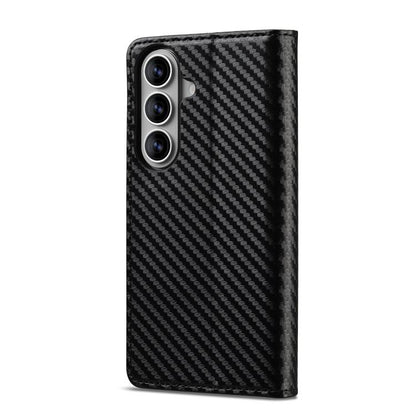 LC.IMEEKE Carbon Fiber Leather Phone Case, For Galaxy S26 FE 5G, For Samsung Galaxy S26+ 5G, For Samsung Galaxy S26 Ultra 5G, For Samsung Galaxy S26 5G, For Samsung Galaxy S25 Edge 5G, For Samsung Galaxy S25 5G, For Samsung Galaxy S25+ 5G              ...