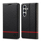 LC.IMEEKE Carbon Fiber Leather Phone Case, For Galaxy S26 FE 5G, For Samsung Galaxy S26+ 5G, For Samsung Galaxy S26 Ultra 5G, For Samsung Galaxy S26 5G, For Samsung Galaxy S25 Edge 5G, For Samsung Galaxy S25 5G, For Samsung Galaxy S25+ 5G              ...
