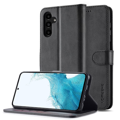 LC.IMEEKE Calf Texture Leather Phone Case, For Samsung Galaxy S24 FE 5G