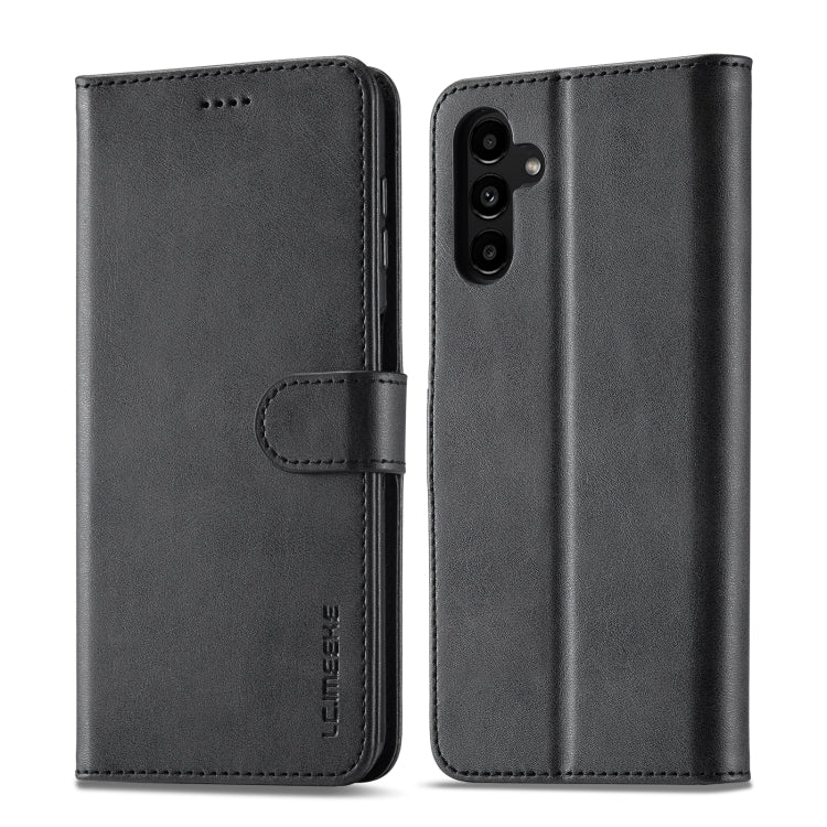 LC.IMEEKE Calf Texture Leather Phone Case, For Samsung Galaxy S24 FE 5G