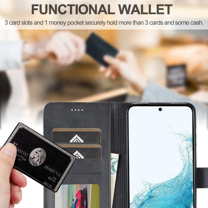 LC.IMEEKE Calf Texture Leather Phone Case, For Samsung Galaxy S24 FE 5G