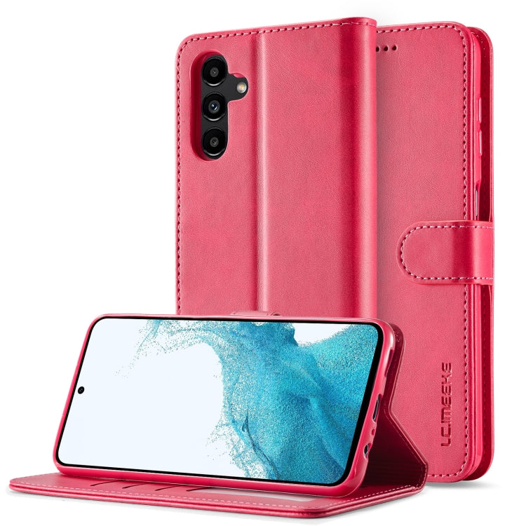 LC.IMEEKE Calf Texture Leather Phone Case, For Samsung Galaxy S26+ 5G, For Samsung Galaxy S26 Ultra 5G, For Samsung Galaxy S26 5G, For Samsung Galaxy S25 FE 5G, For Samsung Galaxy S25 Edge 5G, For Samsung Galaxy S25 5G, For Samsung Galaxy S25+ 5G      ...