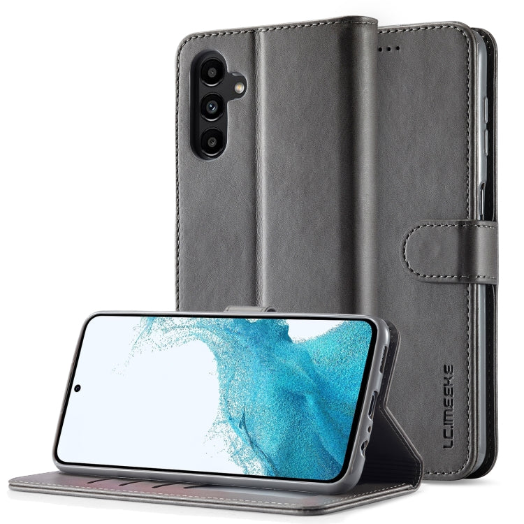 LC.IMEEKE Calf Texture Leather Phone Case, For Samsung Galaxy S24 FE 5G
