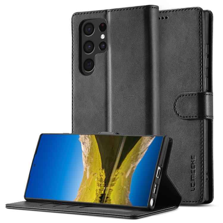 LC.IMEEKE Calf Texture Leather Phone Case, For Samsung Galaxy S26+ 5G, For Samsung Galaxy S26 Ultra 5G, For Samsung Galaxy S26 5G, For Samsung Galaxy S25 FE 5G, For Samsung Galaxy S25 Edge 5G, For Samsung Galaxy S25 5G, For Samsung Galaxy S25+ 5G      ...