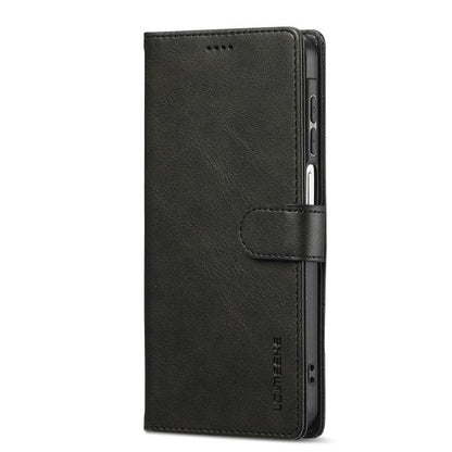 LC.IMEEKE Calf Texture Leather Phone Case, For Galaxy S26 FE 5G, For Samsung Galaxy S26+ 5G, For Samsung Galaxy S26 Ultra 5G, For Samsung Galaxy S26 5G, For Samsung Galaxy S25 FE 5G, For Samsung Galaxy S25 Edge 5G, For Samsung Galaxy S25 5G            ...