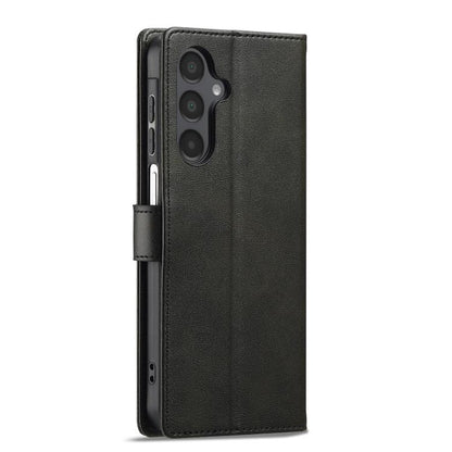 LC.IMEEKE Calf Texture Leather Phone Case, For Galaxy S26 FE 5G, For Samsung Galaxy S26+ 5G, For Samsung Galaxy S26 Ultra 5G, For Samsung Galaxy S26 5G, For Samsung Galaxy S25 FE 5G, For Samsung Galaxy S25 Edge 5G, For Samsung Galaxy S25 5G            ...