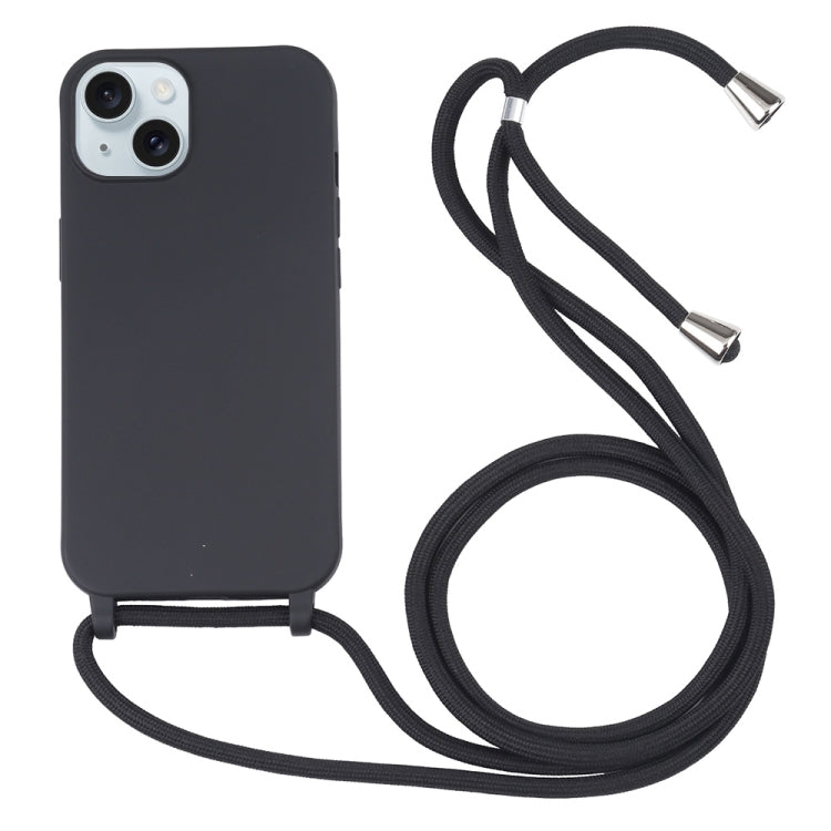 Candy Colors TPU Protective Phone Case with Lanyard