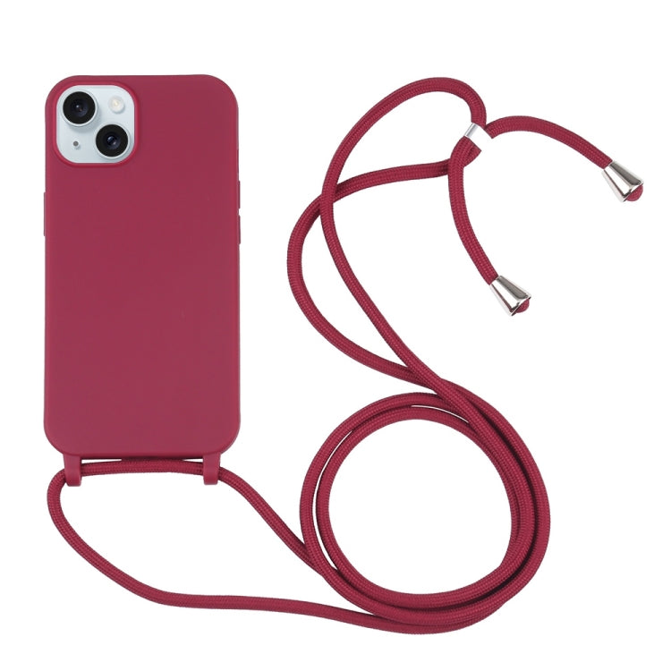 Candy Colors TPU Protective Phone Case with Lanyard