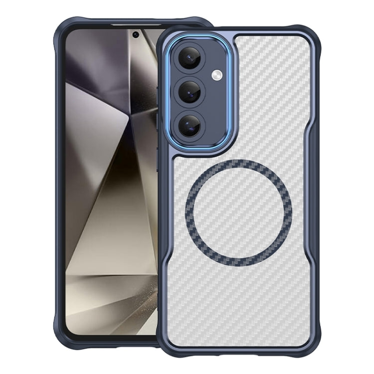 Carbon Fiber Texture MagSafe Translucent Phone Case, For Samsung Galaxy S26+ 5G, For Samsung Galaxy S26 Edge 5G, For Samsung Galaxy S26 Ultra 5G, For Samsung Galaxy S26 5G, For Samsung Galaxy S25 FE 5G, For Samsung Galaxy S25 5G                        ...