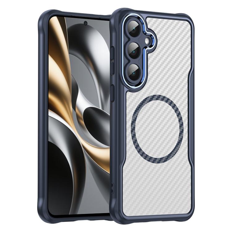 Carbon Fiber Texture MagSafe Translucent Phone Case, For Samsung Galaxy S26+ 5G, For Samsung Galaxy S26 Edge 5G, For Samsung Galaxy S26 Ultra 5G, For Samsung Galaxy S26 5G, For Samsung Galaxy S25 FE 5G, For Samsung Galaxy S25 5G                        ...