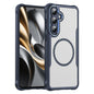 Carbon Fiber Texture MagSafe Translucent Phone Case, For Samsung Galaxy S26+ 5G, For Samsung Galaxy S26 Edge 5G, For Samsung Galaxy S26 Ultra 5G, For Samsung Galaxy S26 5G, For Samsung Galaxy S25 FE 5G, For Samsung Galaxy S24 FE 5G