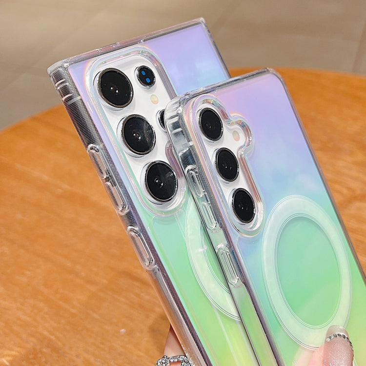 Gradient Color MagSafe Airbag Full Coverage Phone Case, For Samsung Galaxy S26+ 5G, For Samsung Galaxy S26 Ultra 5G, For Samsung Galaxy S26 5G, For Samsung Galaxy S25 FE 5G, For Samsung Galaxy S25 Edge 5G, For Samsung Galaxy S25 5G                     ...