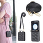 V-shaped Crossbody Lanyard Leather Phone Case, For Galaxy Z Flip8 5G, For Samsung Galaxy Z Flip7 FE / Flip6, For Samsung Galaxy Z Flip7, For Samsung Galaxy Z Flip5, For Samsung Galaxy Z Flip4, For Samsung Galaxy Z Flip3