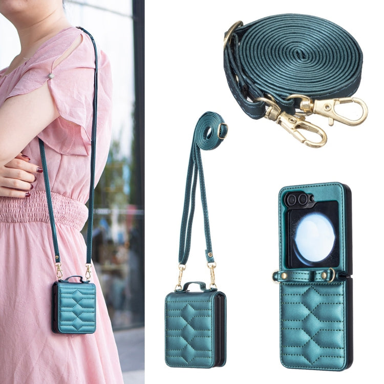 V-shaped Crossbody Lanyard Leather Phone Case