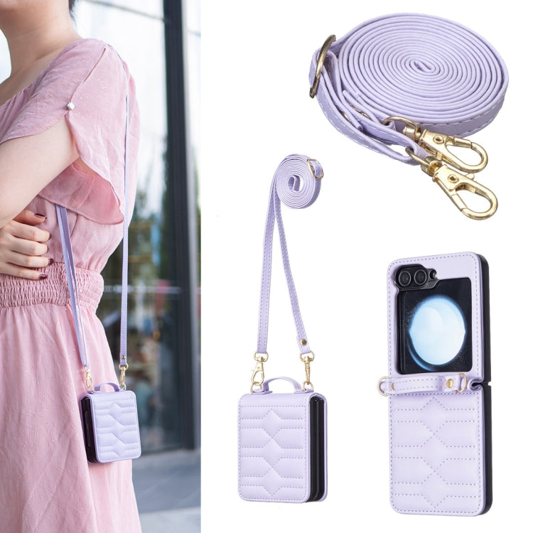 V-shaped Crossbody Lanyard Leather Phone Case