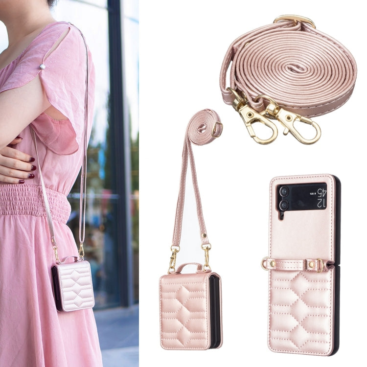 V-shaped Crossbody Lanyard Leather Phone Case